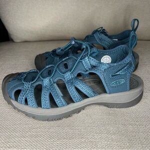 Keen Whisper Sport Sandals Womens 7 Waterproof Trail Shoes  Blue Hiking